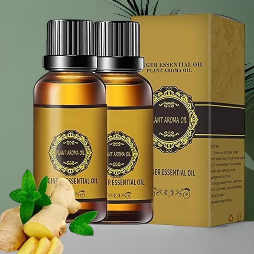 BELLY GINGER DRAINAGE OIL (BUY 1 GET 1 FREE)(PACK OF 2)