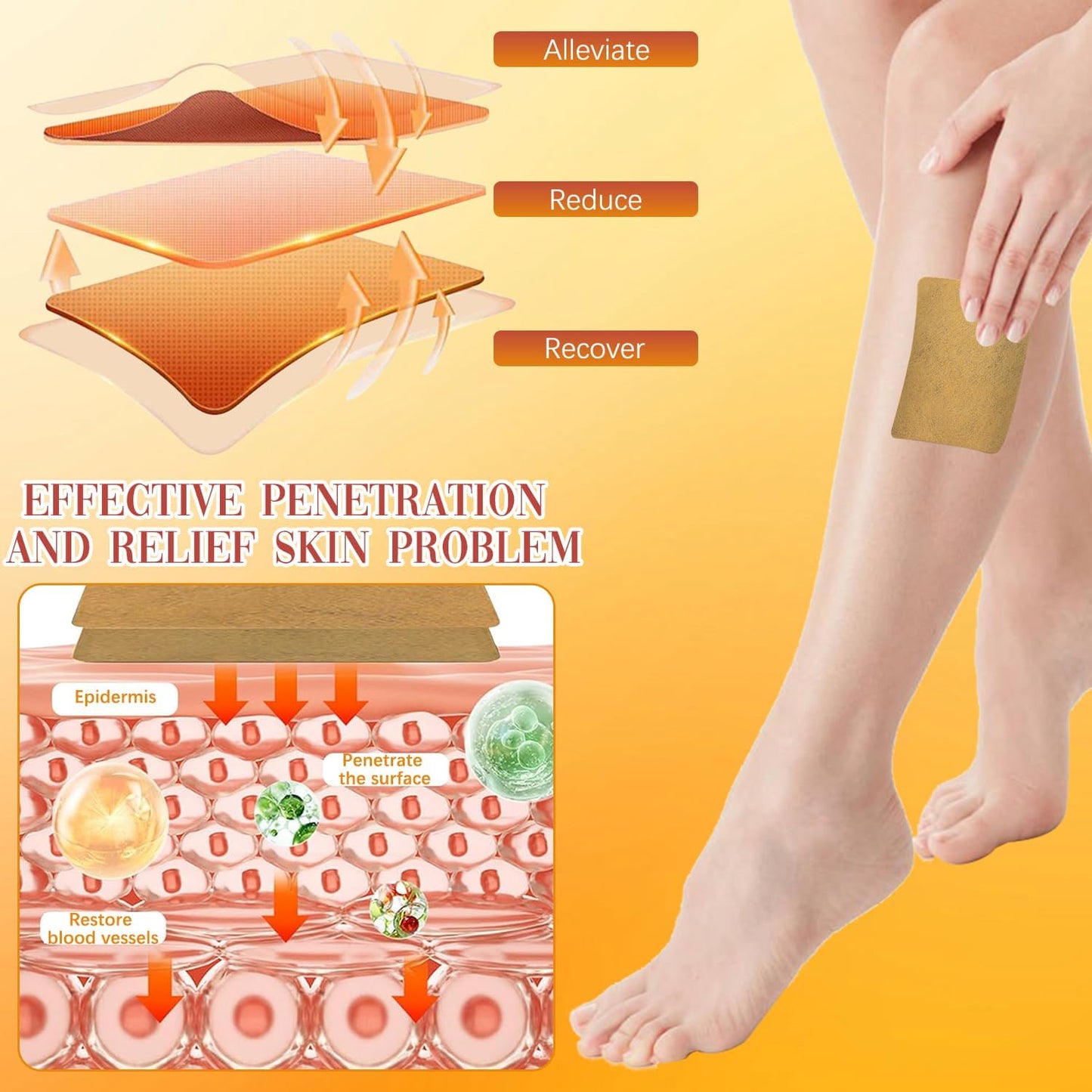 Turmeric Varicose Vein Patch (10 Pcs)