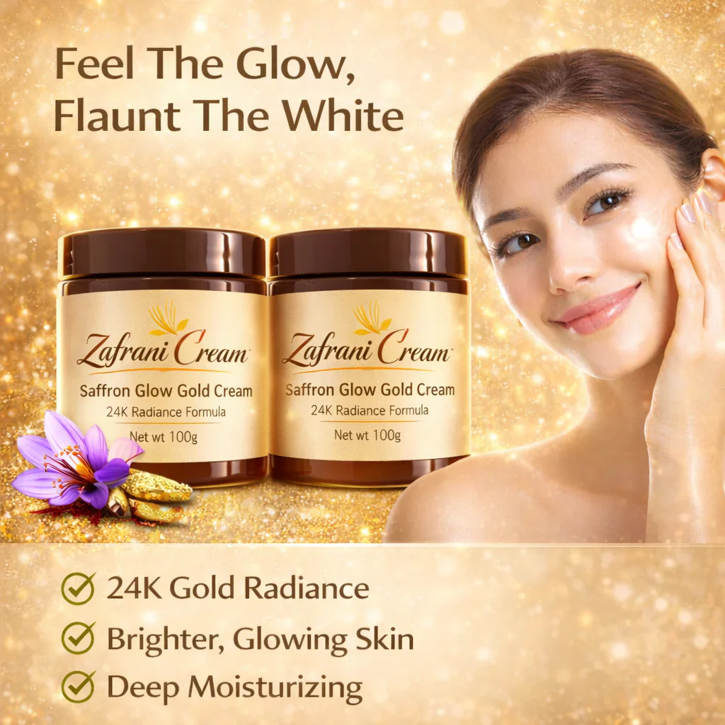 ZAFRANI GLOW GOLD & WHITE BODY CREAM (BUY 1 GET 1 FREE)(PACK OF 2)